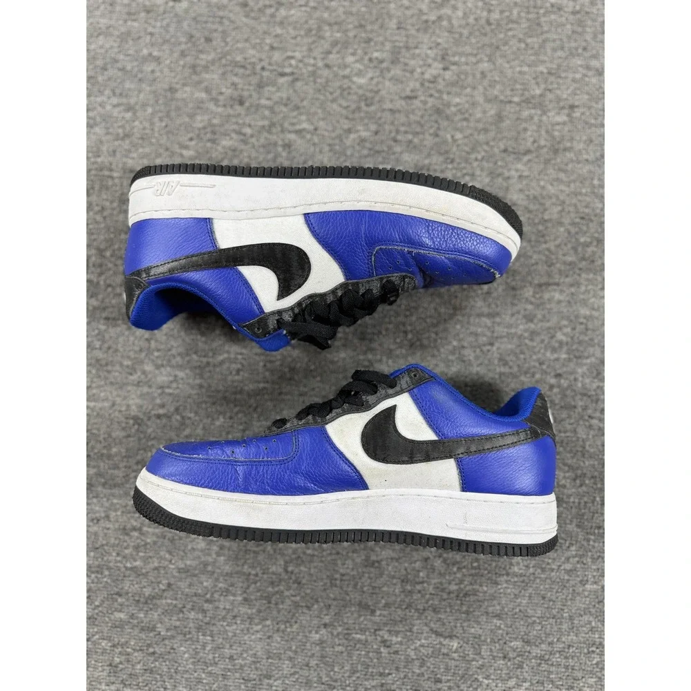 Nike‎ Air Force 1 Low Shoes Mens 9.5 Blue White Nike By You Sneakers DV3892 900